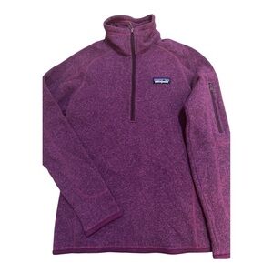 Patagonia Purple Quarter-Zip Pullover